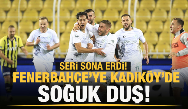Fenerbahçe'nin serisine Konyaspor son verdi